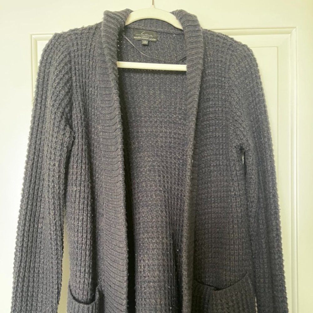 South Moon Under Navy Cardigan M